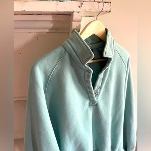 Cropped 1/2 “Zip” sweatshirt SZ L